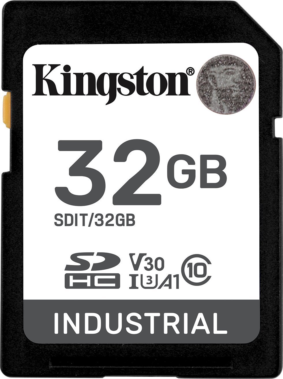 Karta Kingston Industrial SDHC 32 GB UHS-I/U3 A1 V30 (SDIT/32GB)