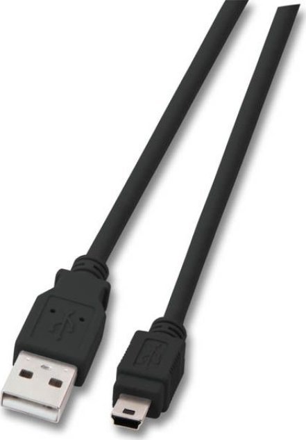 Kabel USB EFB USB-A - miniUSB 0.5 m Czarny (K5250SW.0,5V2)