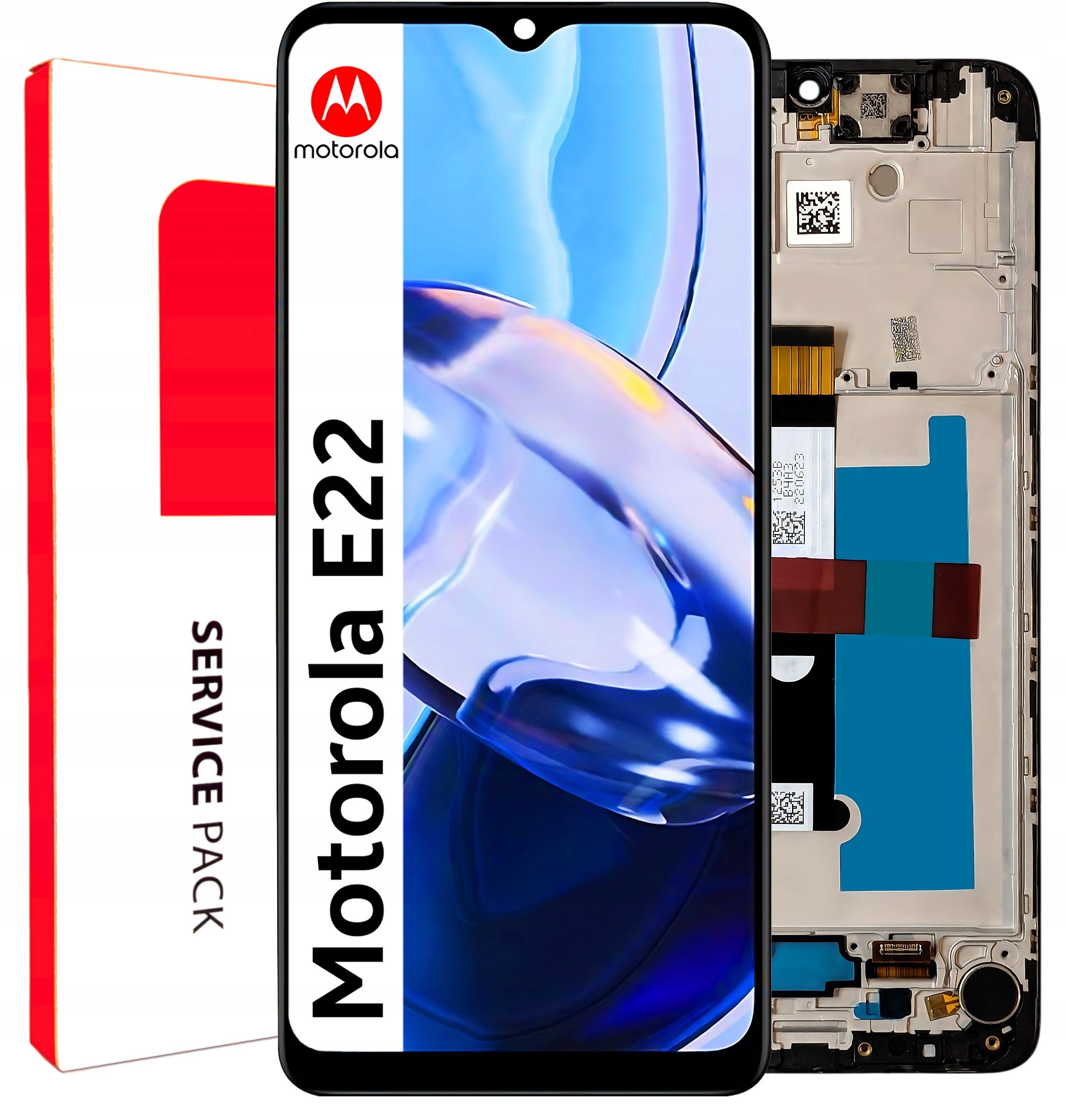 Wyświetlacz do Motorola Moto E22 Ekran LCD Ramka Oryginał Zila (5904858381838)