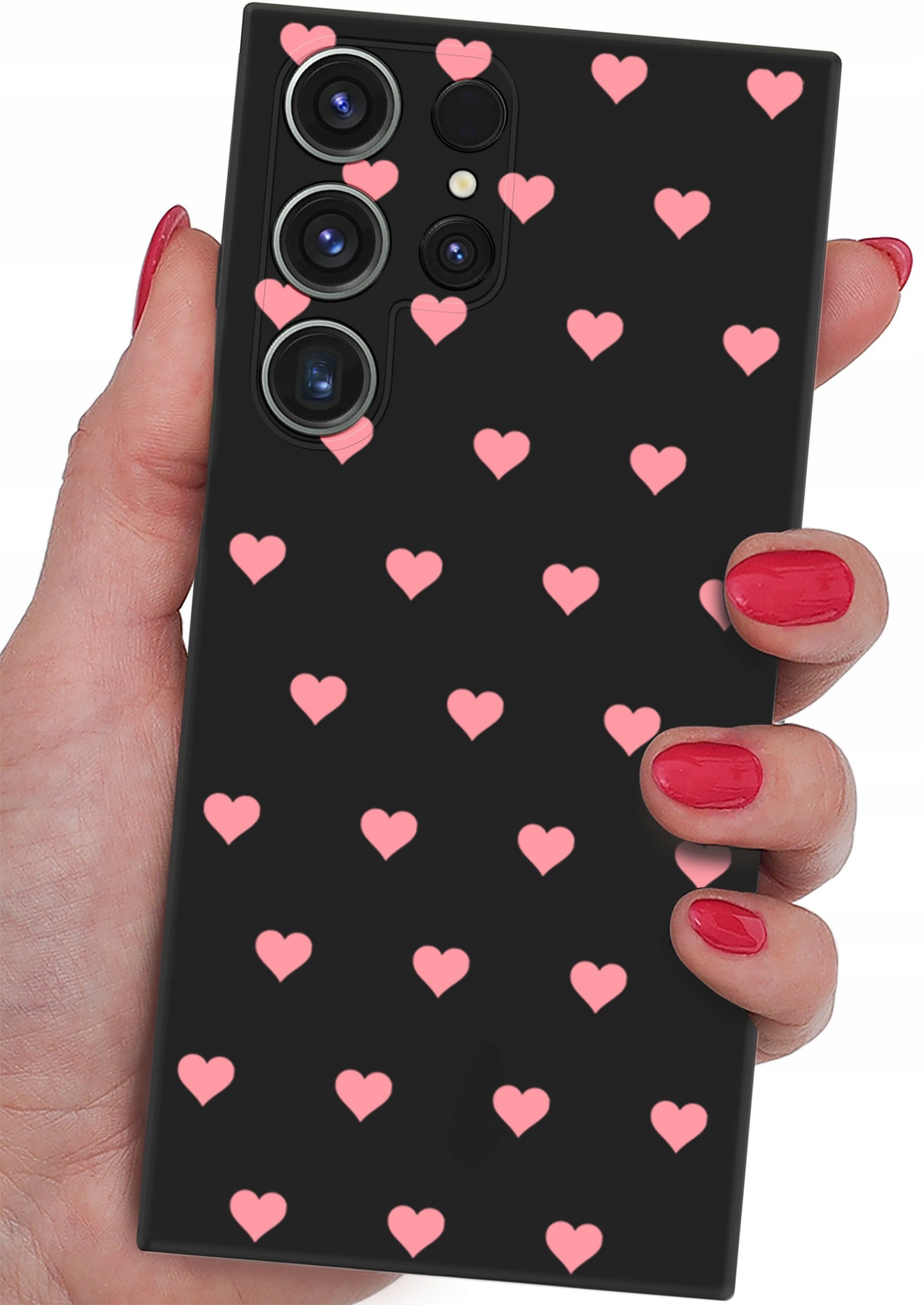 ETUI do Samsung Galaxy S24 Ultra CASE WZORY SOFT MATT PLECKI + SZKŁO 9H