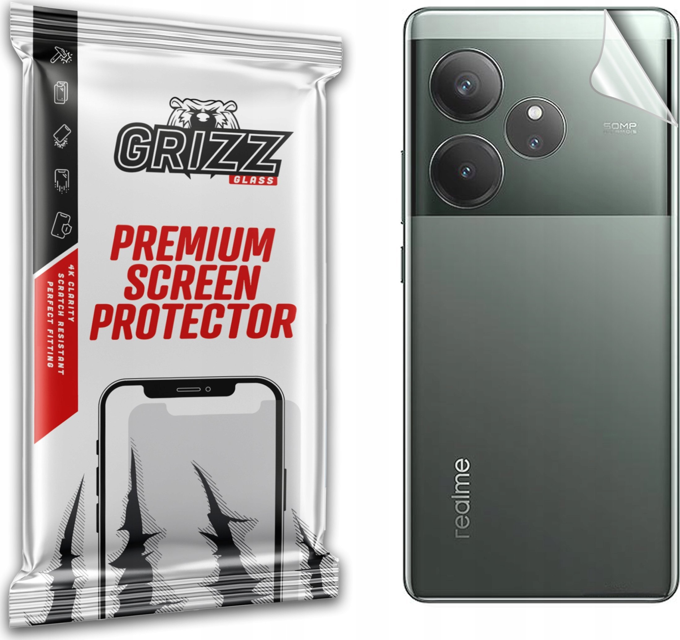 GrizzGlass Folia na tył GrizzGlass SatinSkin do Realme GT 6