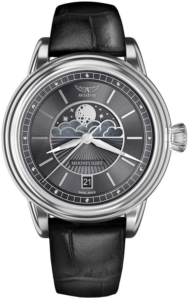 Zegarek damski Aviator V.1.33.0.254.4.BM czarny