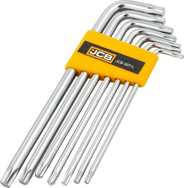 Zestaw kluczy TORX długich 7el. (T10-T40)