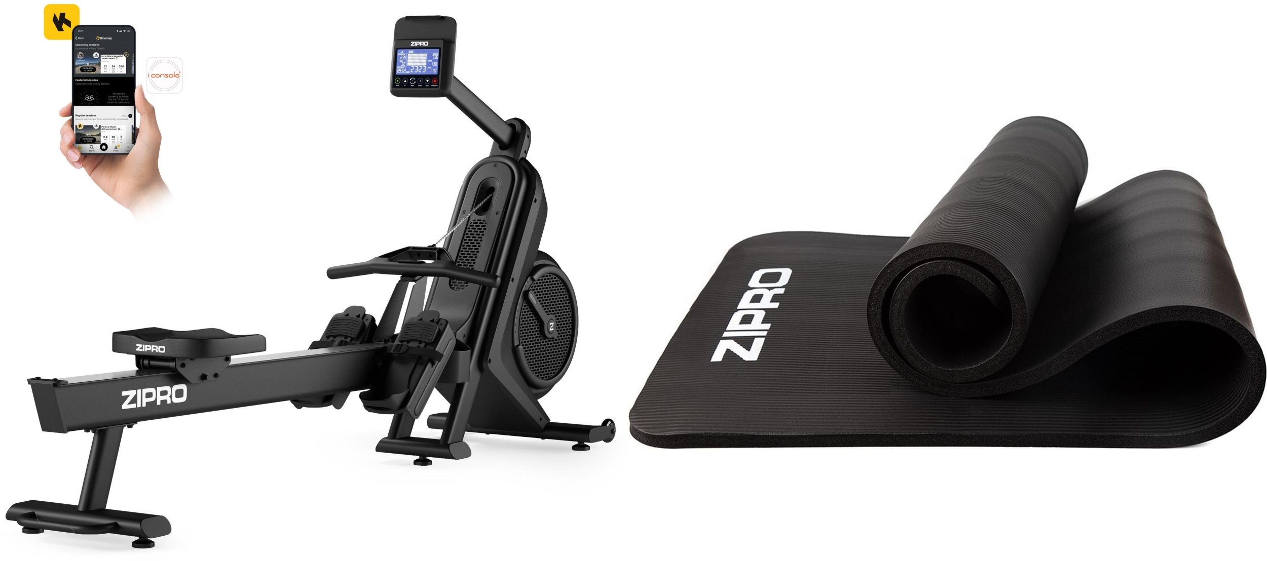 Wioślarz Zipro Wioślarz Zipro Power 10 + Mata treningowa Zipro