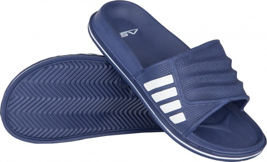 Aqua-Sport Klapki Na Basen Aqua Sport Adisport Navy/White R.41