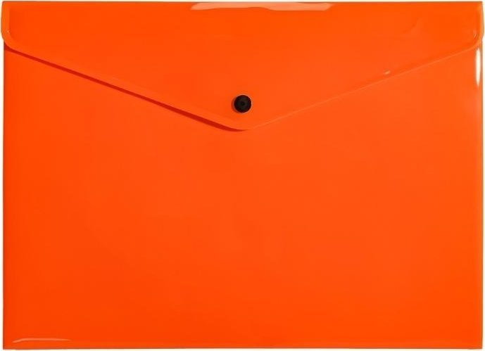 Teczka koperta A4 PP neon pomarańczowa