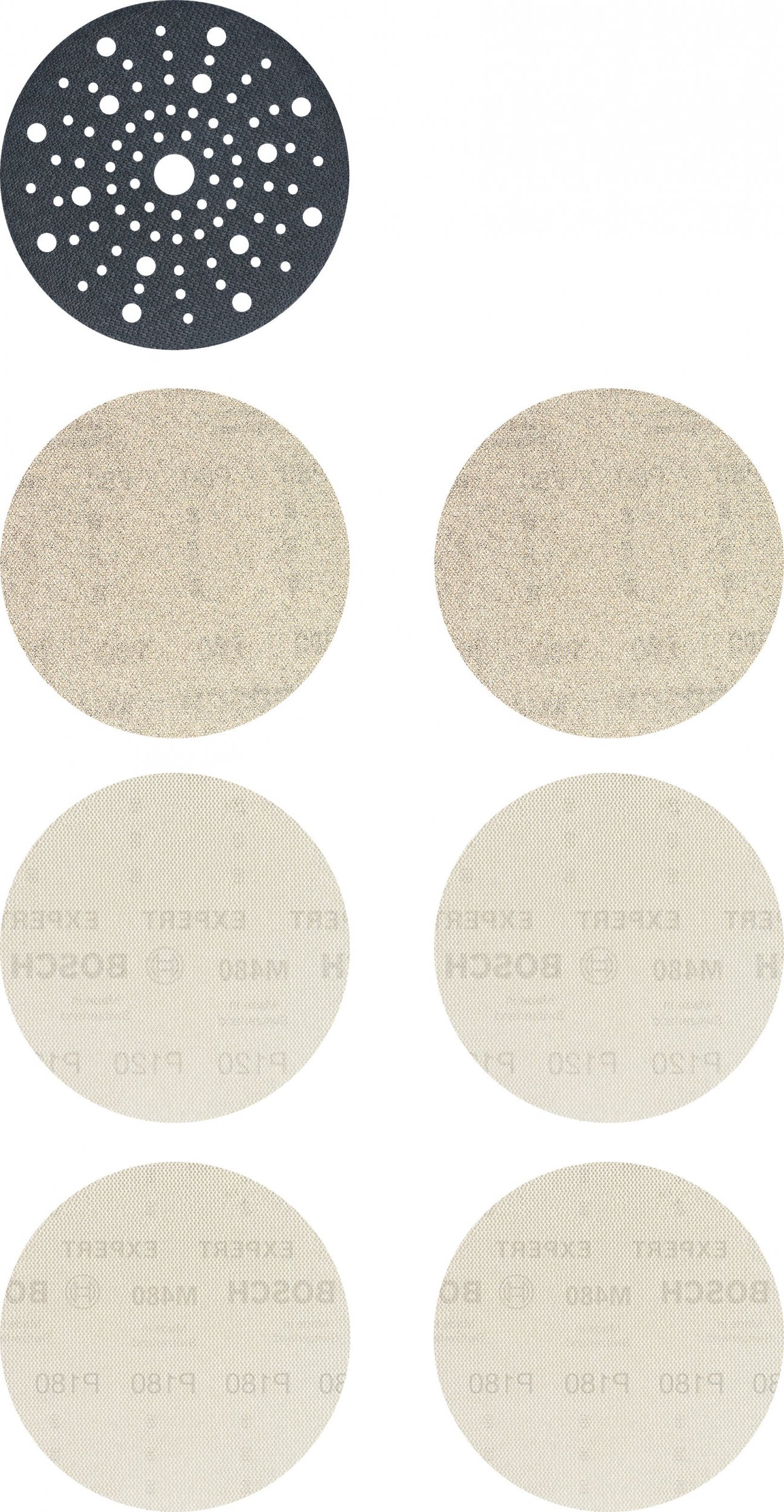 Bosch Zestaw startowy EXPERT M480 do szlifierek mimośrodowych 150 mm, 7 szt.