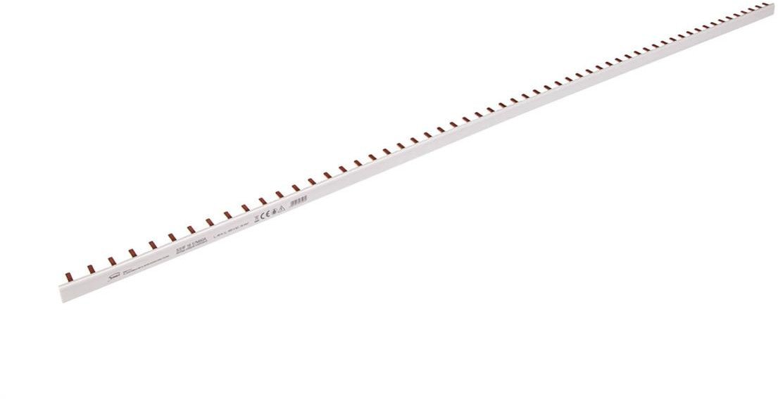 Szyna prądowa łączeniowa - sztyftowa 1-fazowa 80A 57 modułów 16 mm2 81997106