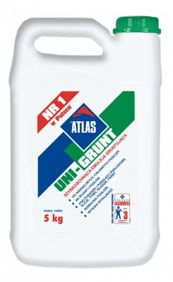 ATLAS Emulsja gruntująca ATLAS UNI-GRUNT 5kg
