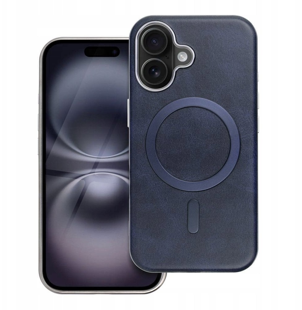Futerał GENTLEMAN MAG COVER kompatybilny z MagSafe do IPHONE 17 granatowy