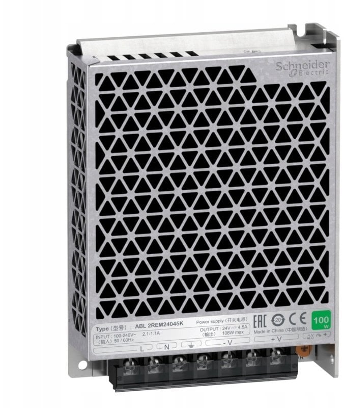 Schneider Zasilacz impulsowy sieciowy ABL2 Modicon Easy DC24V 100W ABL2REM24045K