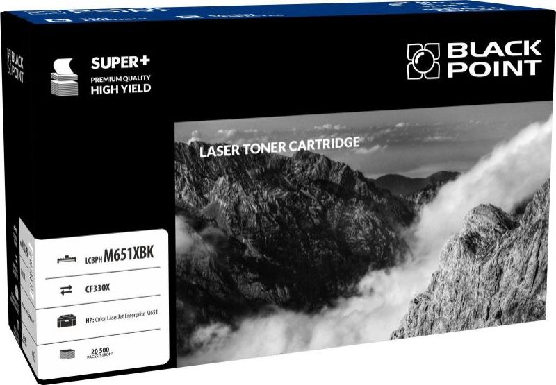 Toner Black Point LCBPM651XBK Black Zamiennik 654X (BLH651BKBW)