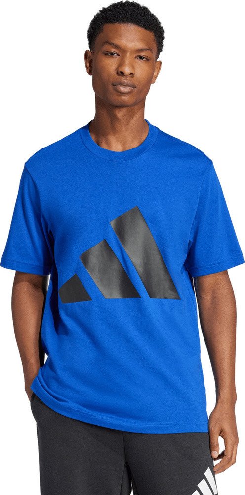 Koszulka męska adidas Essentials Big Logo niebieska JE8942 S