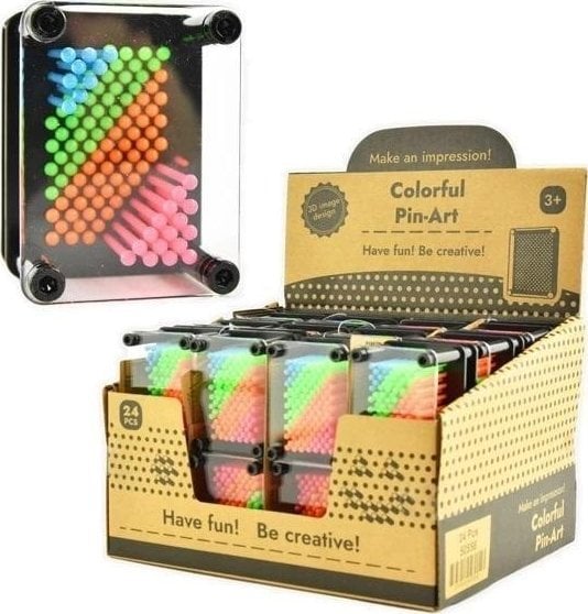 Sensoryczna kostka XL tablica szpilkowa 6x5cm