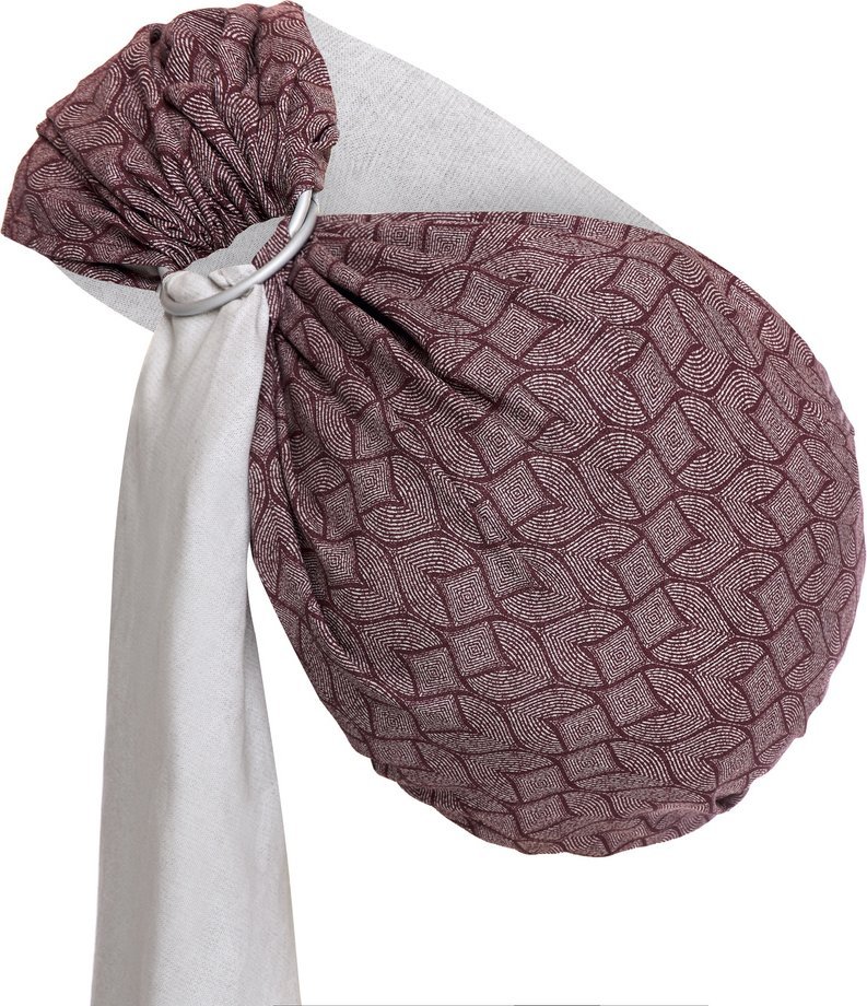 Zaffiro Chusta kółkowa Zaffiro - Hug Me - Geo Burgund U