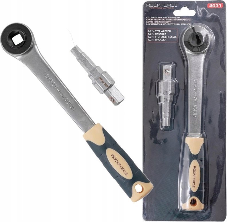 Rockforce Klucz grzechotka 1/2" z wewnętrznym kwadratem