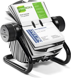 Durable Wizytownik obrotowy Visifix 400szt. czarny (2481-01)