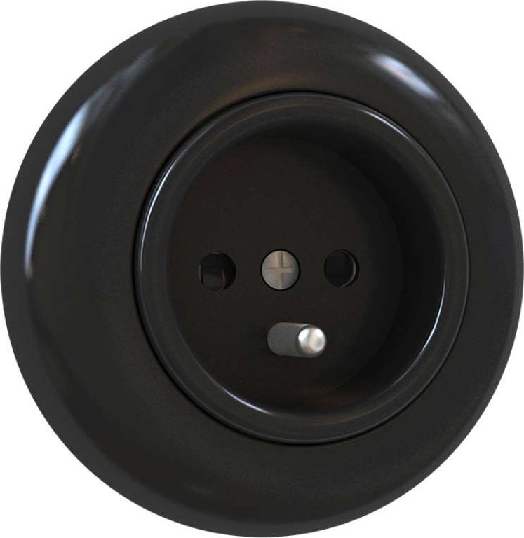 Electromalt Electromalt EX.one Gniazdo pojedyncze ramka czarne