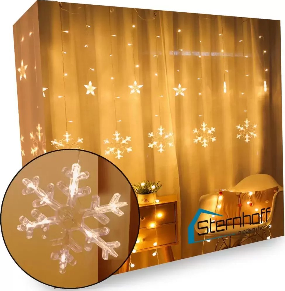 Dekoracja świąteczna Sternhoff kurtyna świetlna