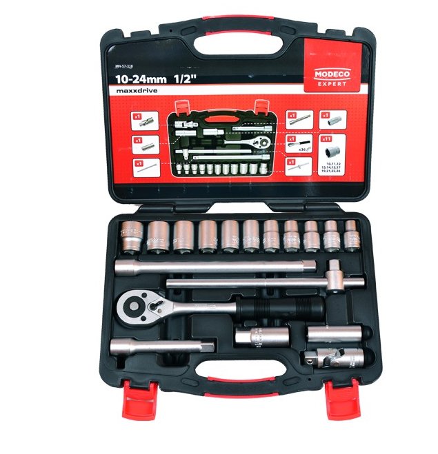 Zestaw narzędzi Modeco 18 el. (MN-57-318)