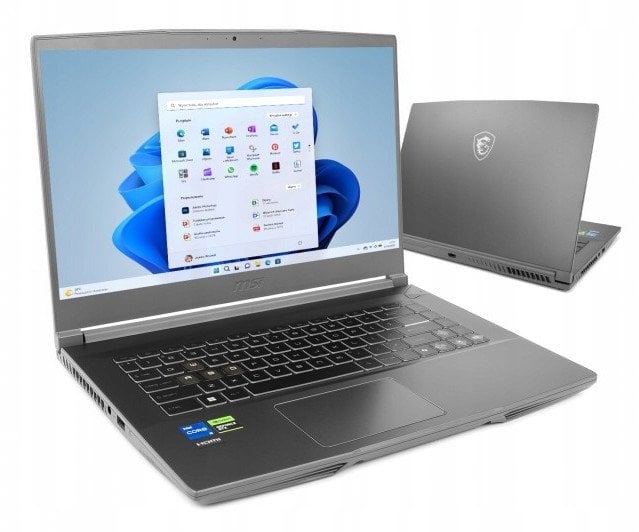 MSI Thin 15 B12VE-1817XPL - i5-12450H | 15,6" | 16GB | 1TB | Win11 | RTX 4050