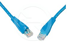 Solarix patchcord kat. 5e UTP PVC, osłonka nasuwana, 10m niebieski
