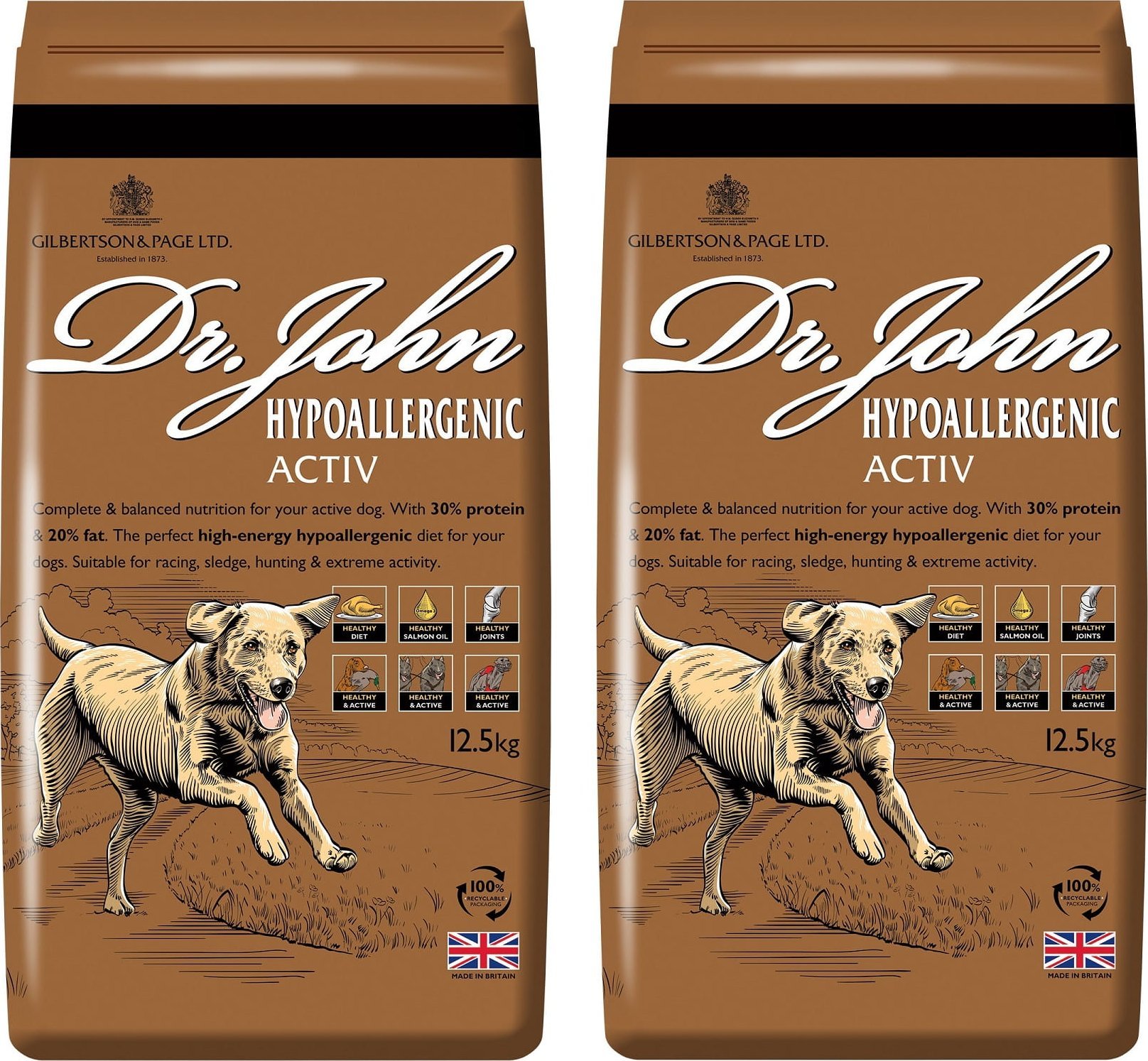 Dr John Hypoallergenic Activ DUO-PACK 25 kg (2 x 12.5 kg)