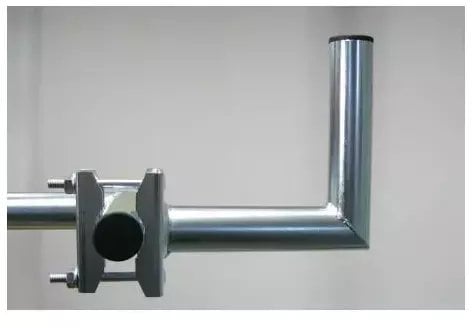 Antena RTV Iskra Uchwyt antenowy na balkon, cynk galwaniczny, długość 20cm