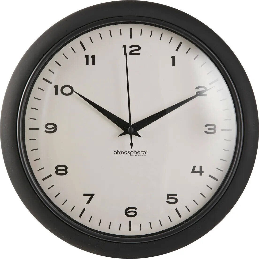 Klasyczny zegar wiszący CLARRISE, Ø 28 cm