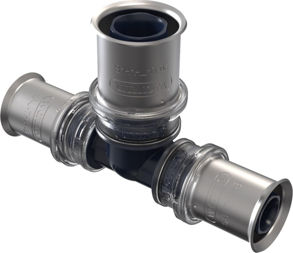 Wavin Trójnik RED K5 C/Z woda PN 10 25/20/25