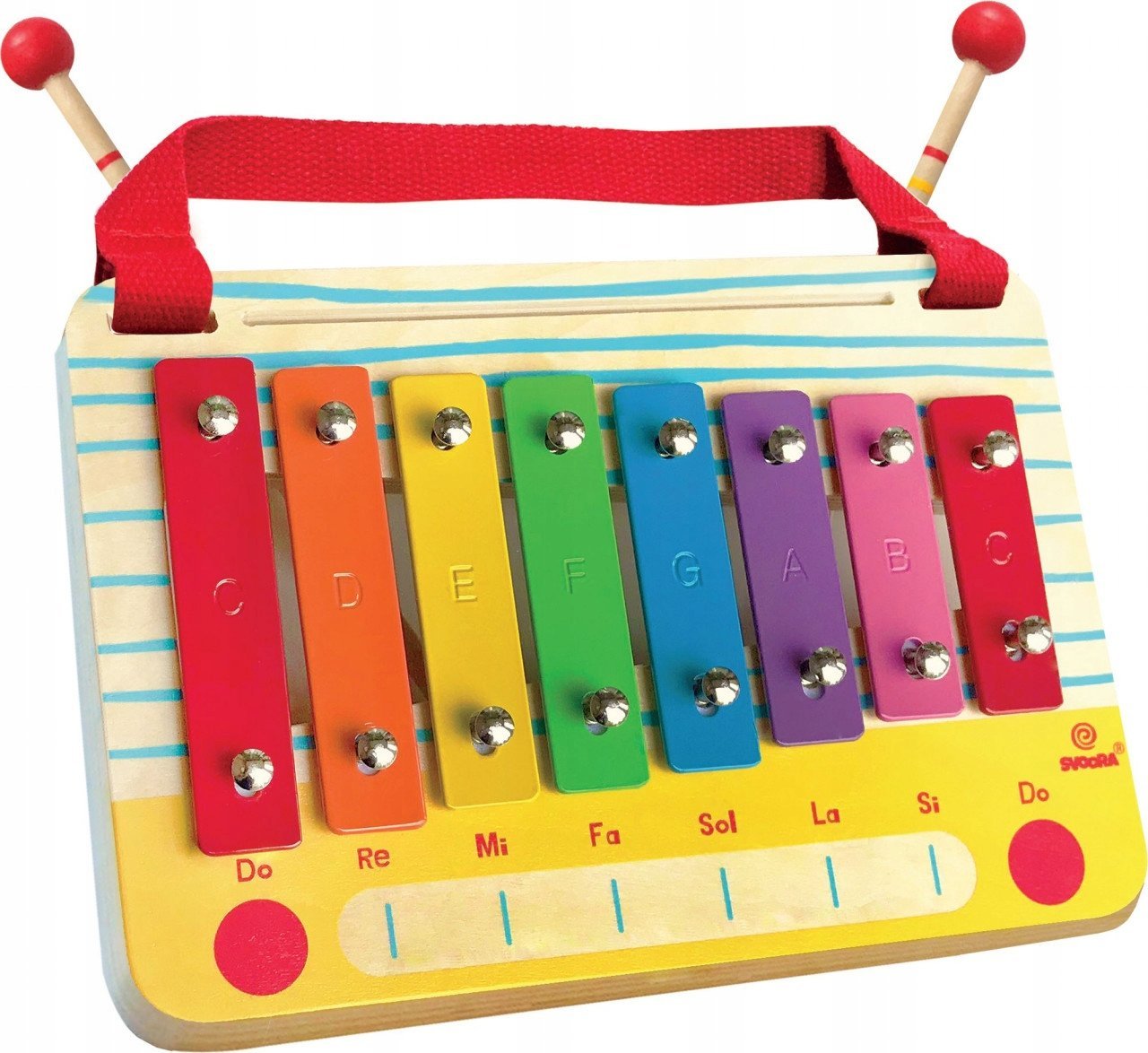 Svoora Svoora Muzikinis instrumentas - Metalofonas - Radijas (8 natos, C-dur)