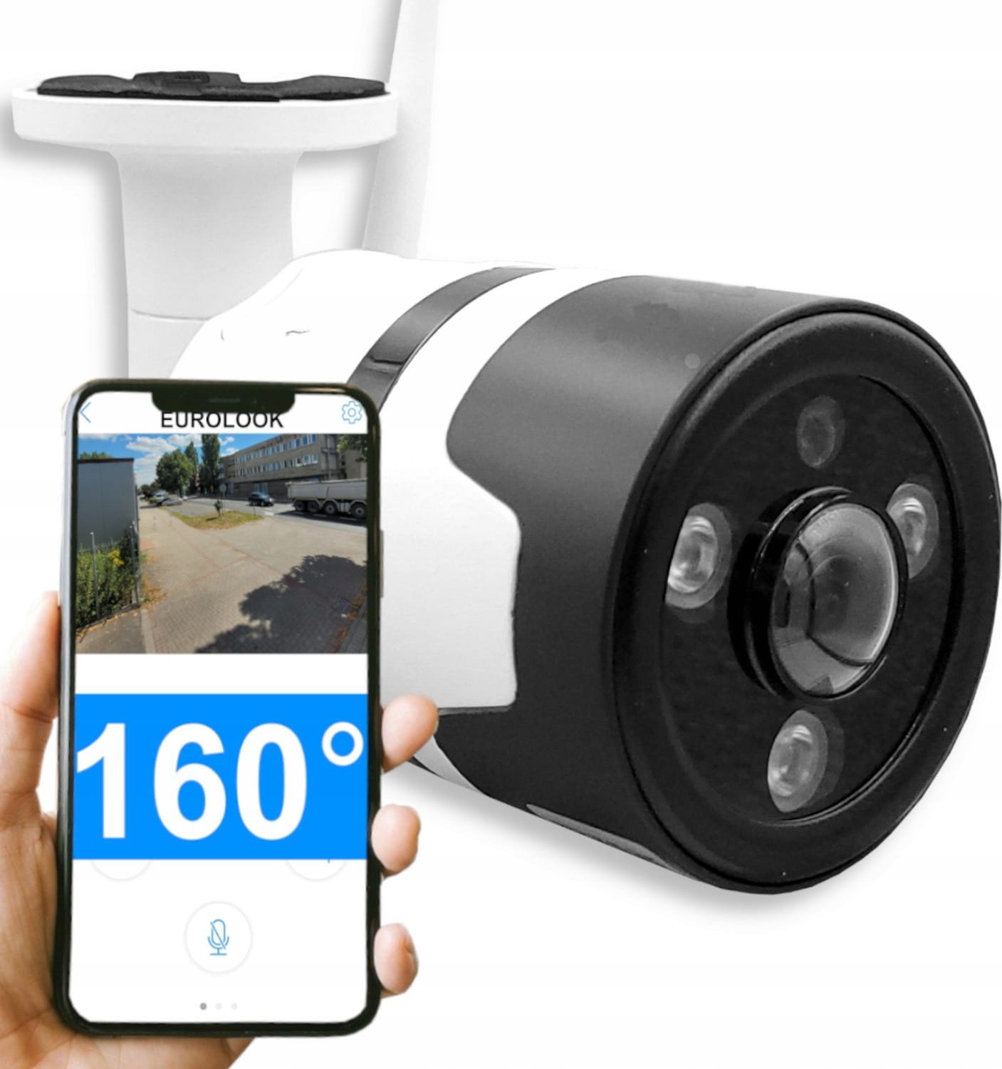 Kamera IP Eurolook Zewnętrzna Kamera IP Wi-Fi 2MP 160 EUROLOOK EDW-4110