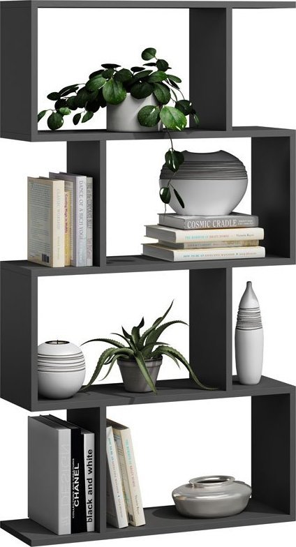 Elior Otwarty regał stojący czarny - Aristo 3X