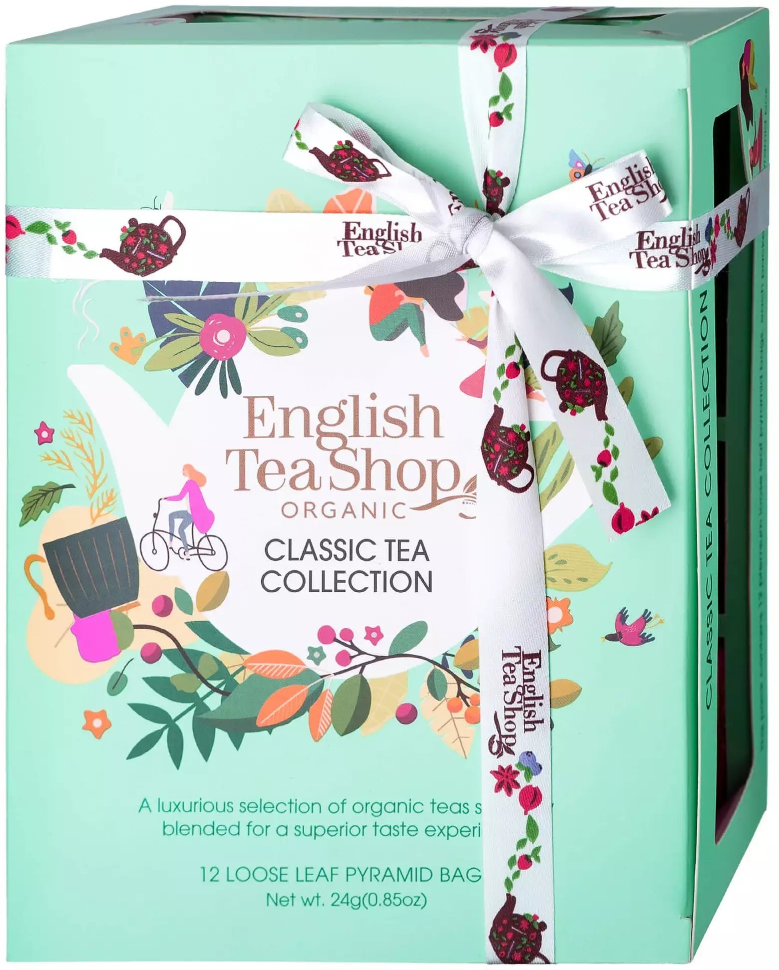 English Tea Shop Zestaw herbat Classic Tea Collection Mint 12 piramidek