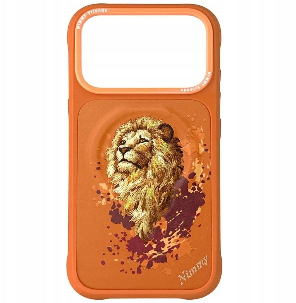 Nimmy Etui Lew MagSafe do iPhone 17 Pro pomarańczowy
