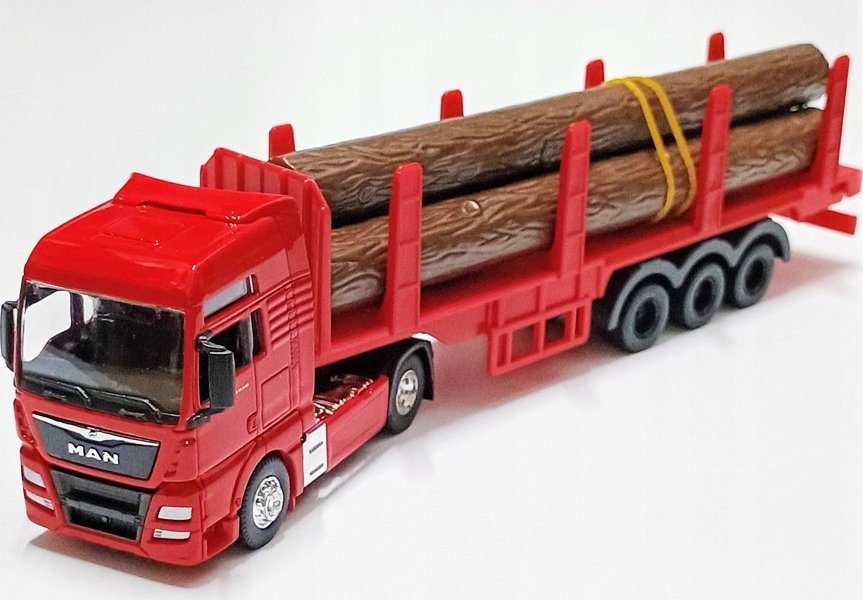 Welly WELLY TRUCK 1:64 MAN TGX Z DREWNEM 58034