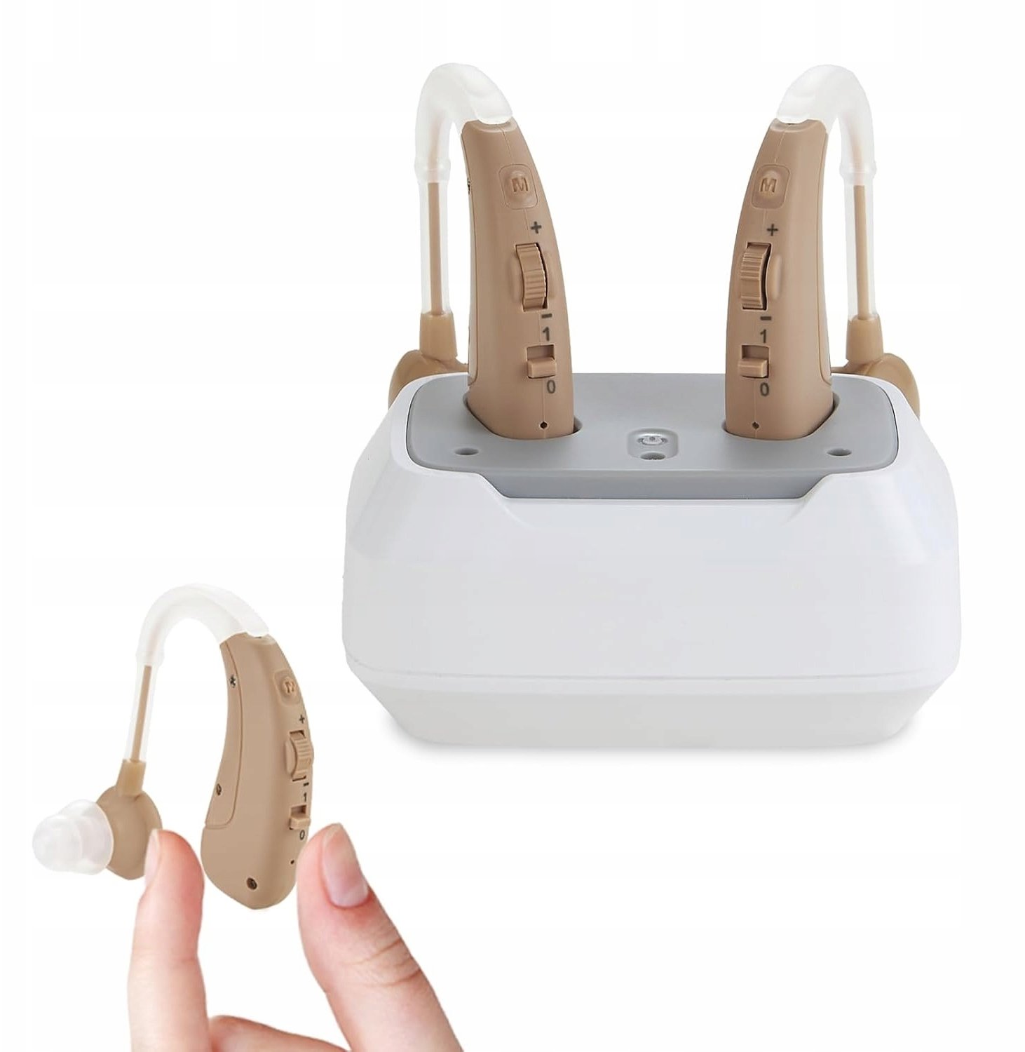 Aparat słuchowy dla dorosłych Akumulator Stacja ładująca Szybkie ładowanie