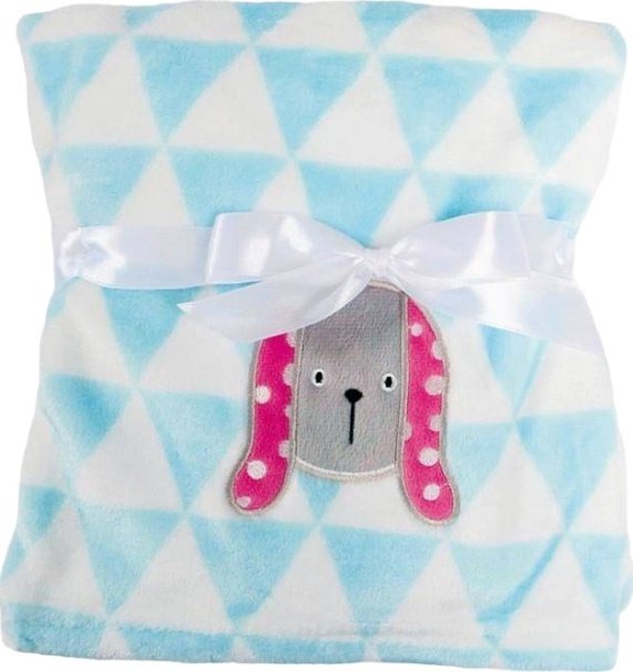 BabyMatex Kocyk 75 x 100 Mikrofibra z Haftem Ricco RI7A