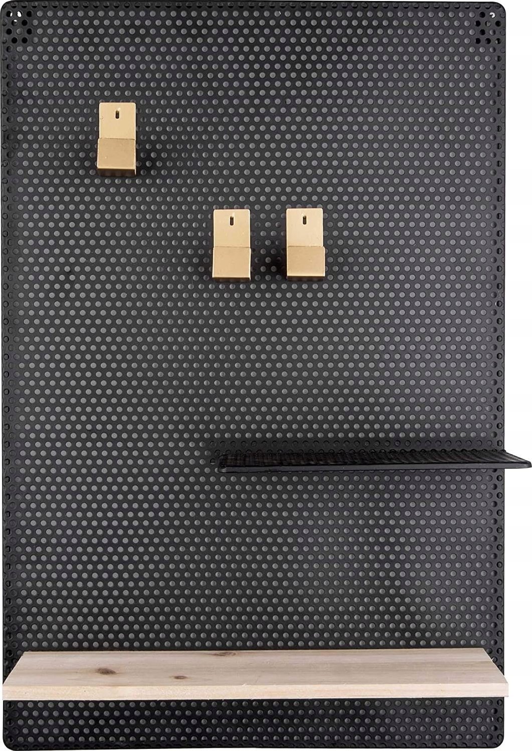 Present Time Tablica na notatki PERKY MESH, półeczki + haczyki, 52 x 35 cm