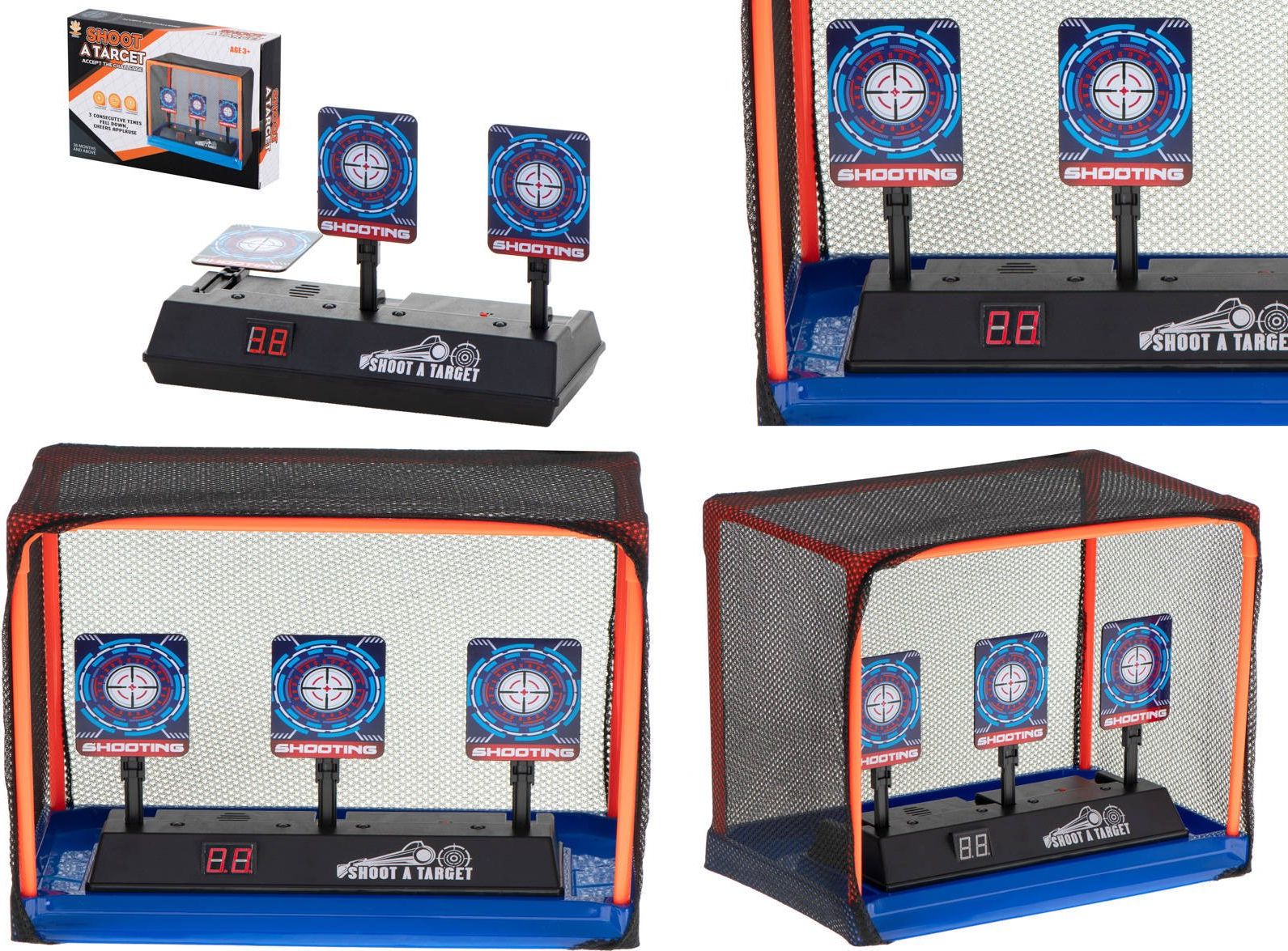 KIK Tarcza elektroniczna do strzelania cel cyfrowy box