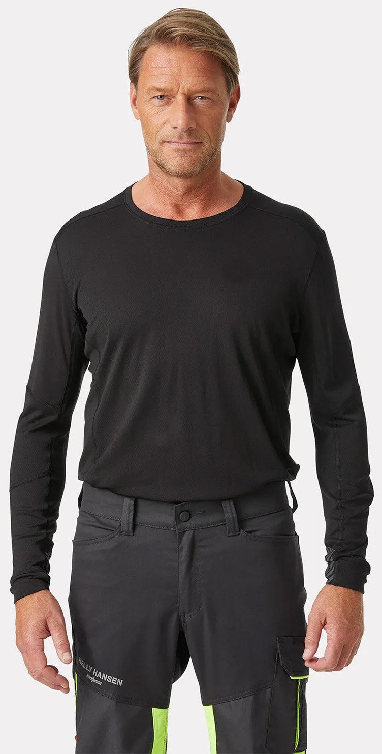 Koszulka Termoaktywna Helly Hansen Lifa Black