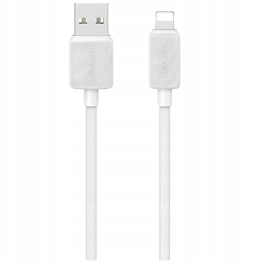 Kabel USB Usams USB-A - Lightning 1 m Biały