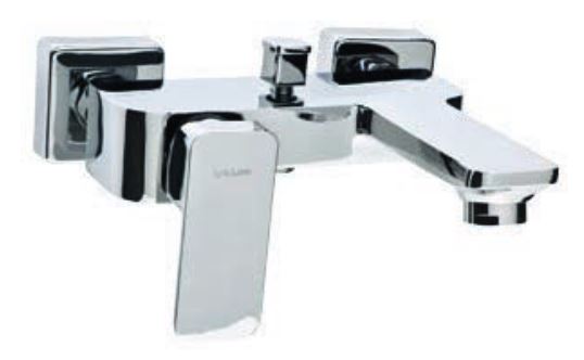 Bateria wannowa Valvex Loft ścienne chrom (2454930)