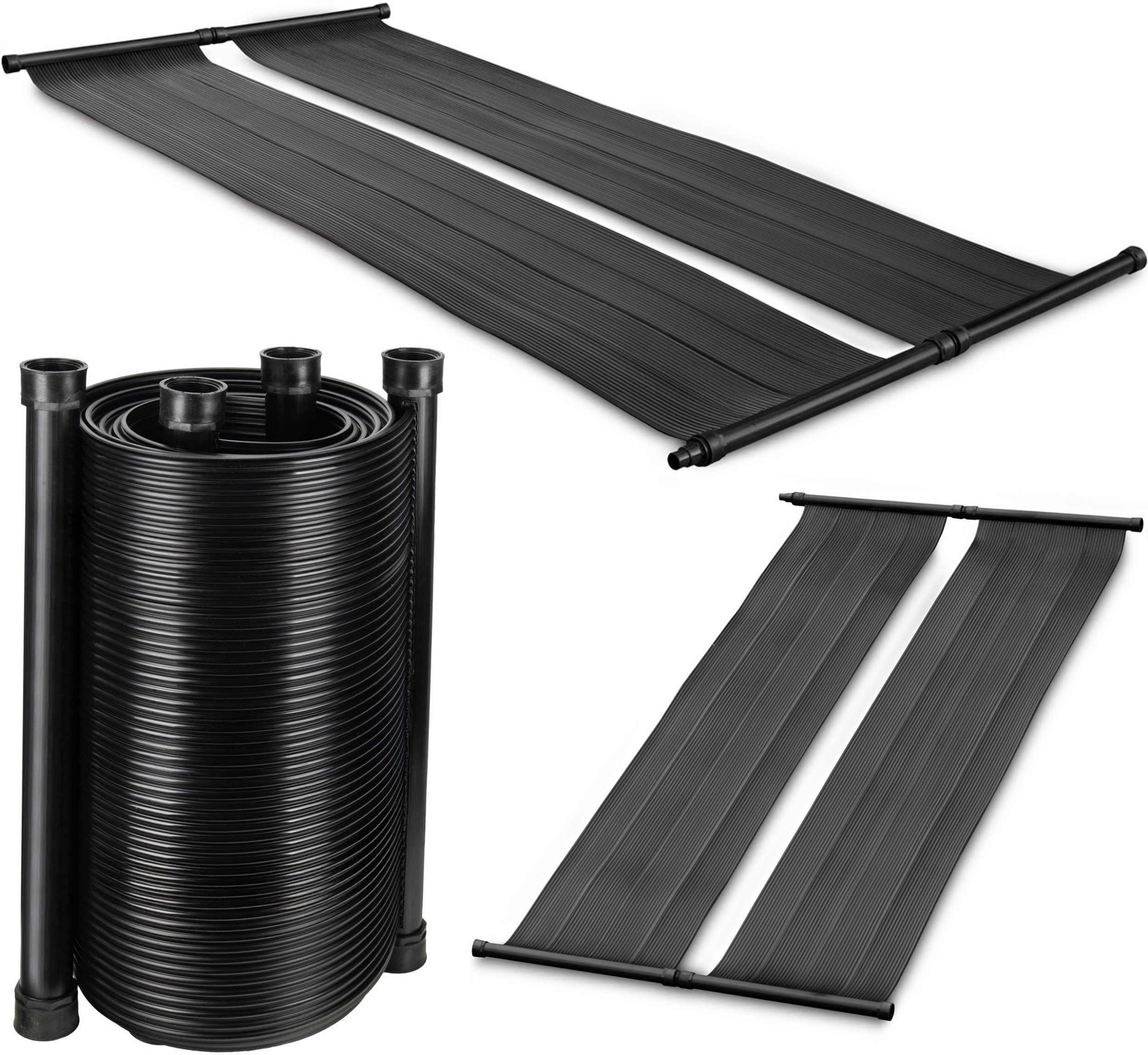 Coil panel solarny sŁoneczny do podgrzewania wody w basenie elastyczny 0.6 x 3.66m 2szt