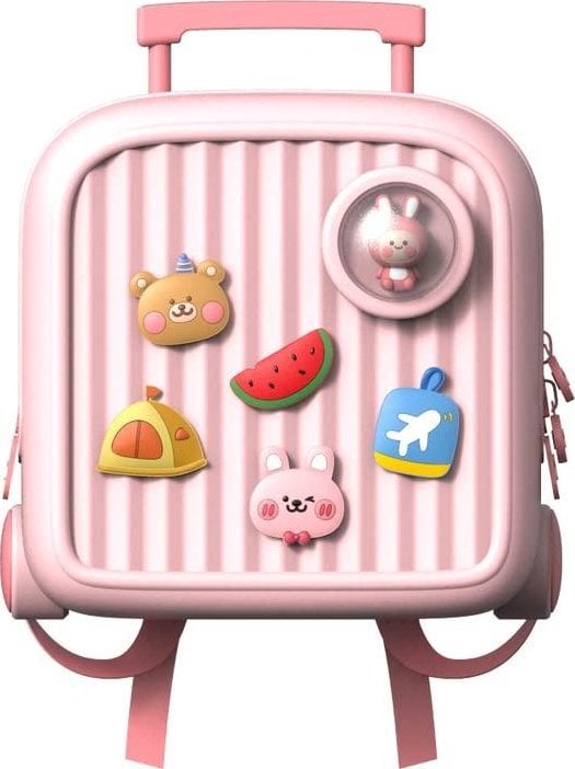 PICOCICI Mały plecak podróżny K33 różowy