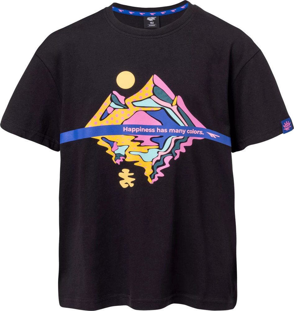 Dziecięca koszulka z krótkim rękawem Hi-tec HALYNA JRG rozmiar 164 [cze]