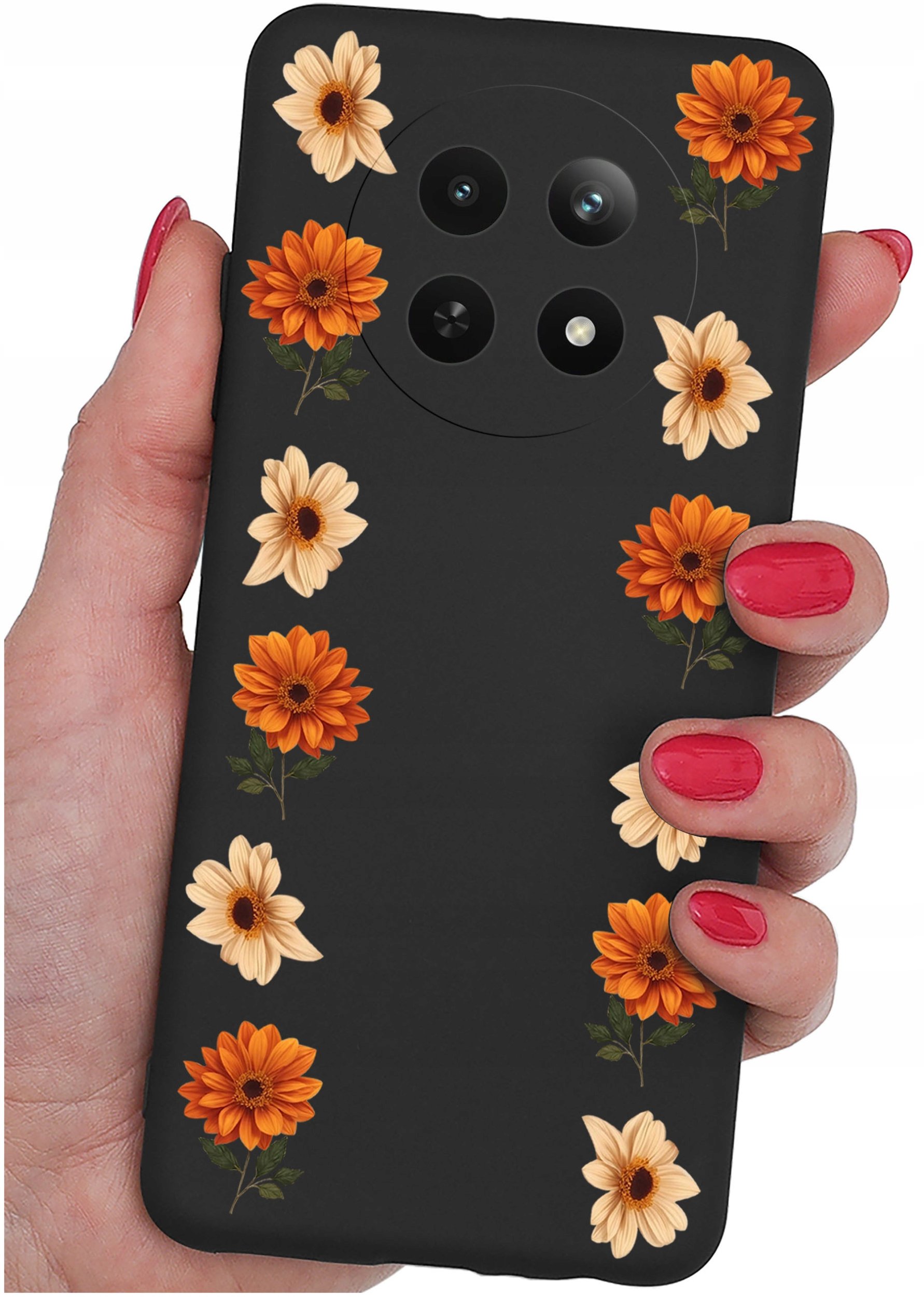 Etui do Realme 12 5G | 12x 5G WZORY |SILIKONOWE MATT CASE + SZKŁO 9H