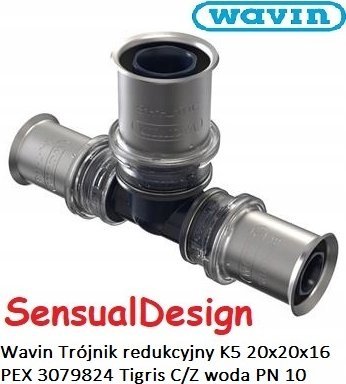 Trójnik RED K5 C/Z woda PN 10 20/20/16