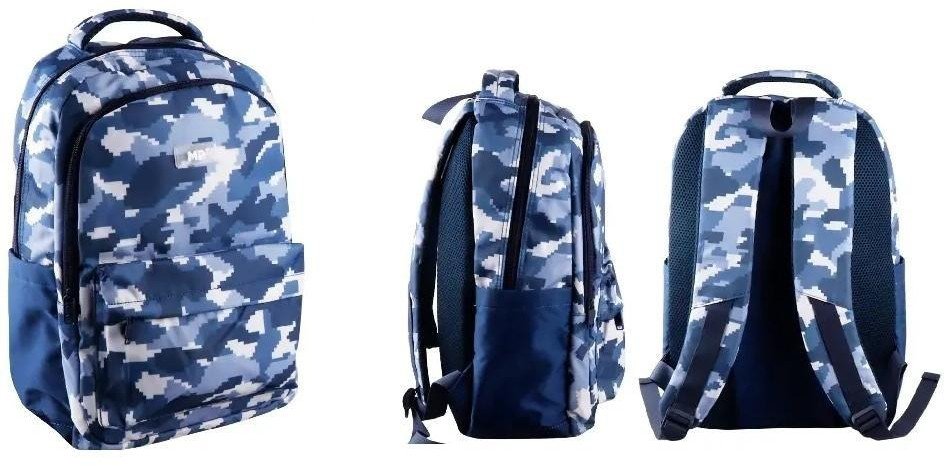 Plecak Triple Militar niebieskie moro