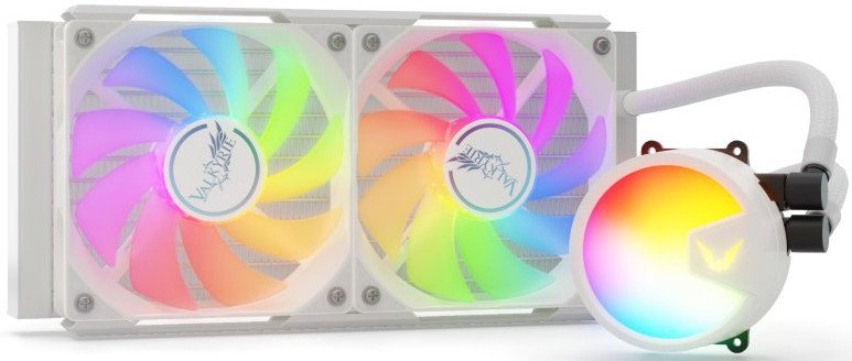 Chłodzenie wodne Valkyrie A240 Białe (VK-AIOA240W)